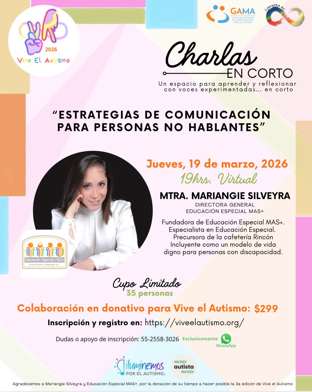 Charlas en corto: Estrategias de comunicación para no hablantes (Jueves 19 de marzo)
